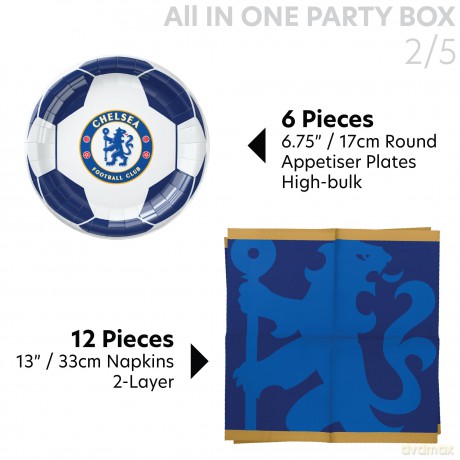 Chelsea FC - ALL-IN-ONE Party Box