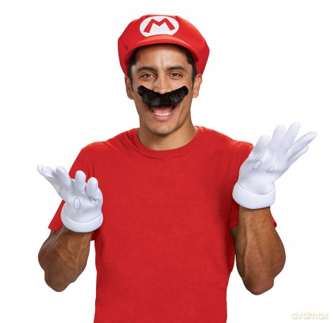 Disguise Super Mario Bros. Mario Adult Accessory Kit