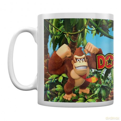 Donkey Kong 3D Jungle White Coffee Mug