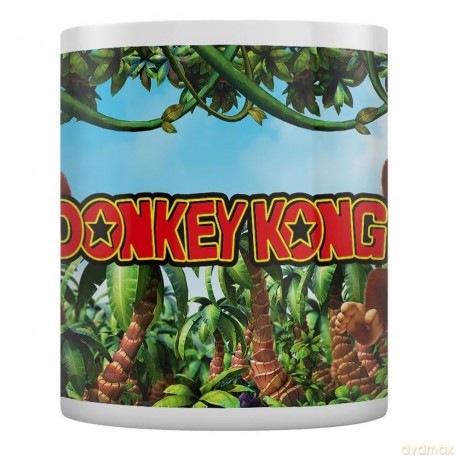 Donkey Kong 3D Jungle White Coffee Mug