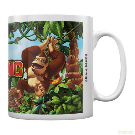 Donkey Kong 3D Jungle White Coffee Mug