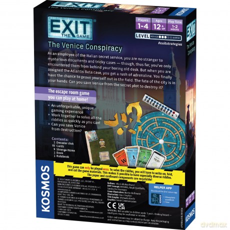 EXIT: The Venice Conspiracy/ Boardgames [GRA PLANSZOWA]