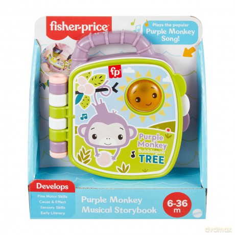 Fisher Price - Purple Monkey Book