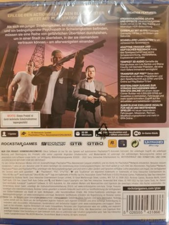 Grand Theft Auto V (5) (German Box) [GRA PS5]