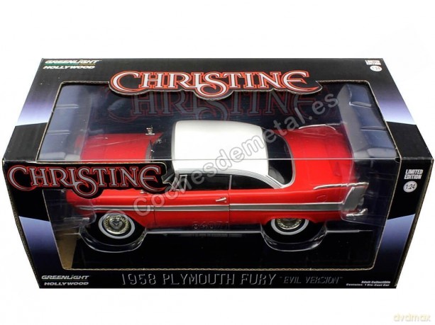 Greenlight Collectibles - 1/24 Christine (Evil Version) - 1958 Plymouth Fury