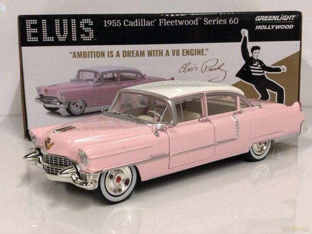 Greenlight Collectibles - 1/24 Elvis Presley - 1955 Pink Cadillac Fleetwood