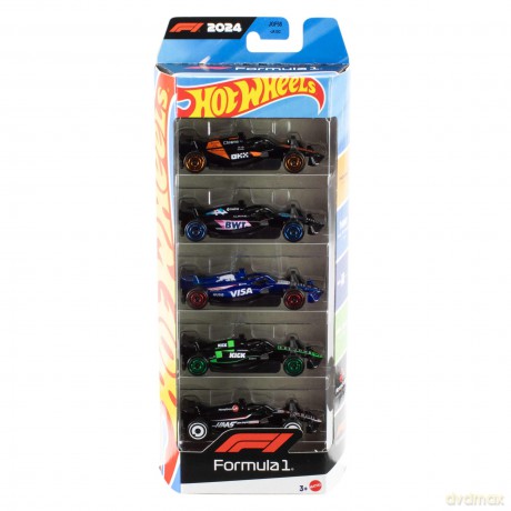 Hot Wheels - F1 Basic Race Team 5 Car Pack