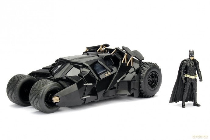 Jada - Batman The Dark Knight Batmobile 1:24 Die-Cast w/figure