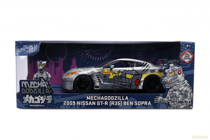 Jada - Godzilla Nissan GTR 1:24 Die-Cast