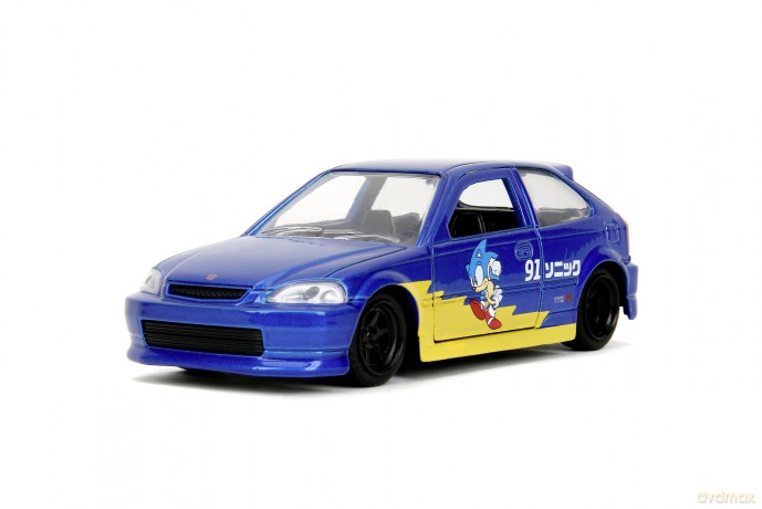Jada - Sonic 1997 Honda Civic Type-R Die-Cast 1:32
