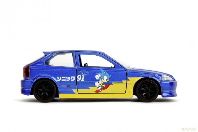 Jada - Sonic 1997 Honda Civic Type-R Die-Cast 1:32
