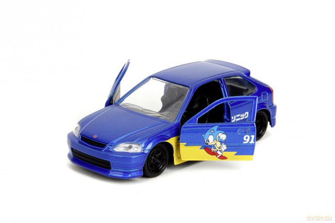 Jada - Sonic 1997 Honda Civic Type-R Die-Cast 1:32