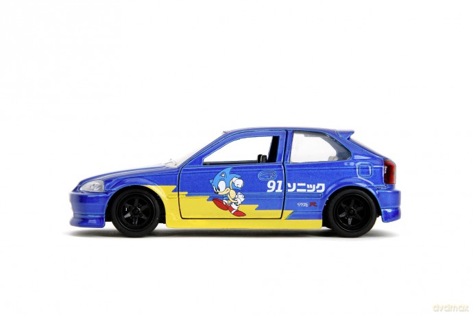 Jada - Sonic 1997 Honda Civic Type-R Die-Cast 1:32