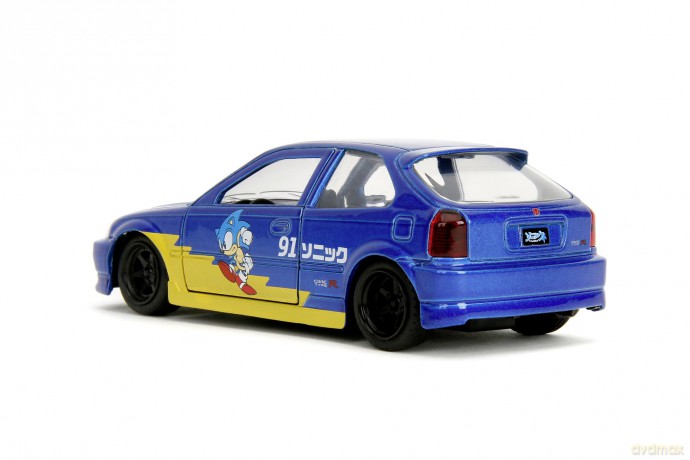 Jada - Sonic 1997 Honda Civic Type-R Die-Cast 1:32