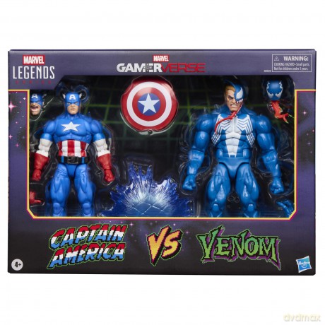 Marvel Legends Series - Gamerverse (Captain America vs Venom)