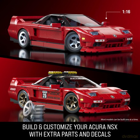 Mega Bloks - Hot Wheels Elite 90 Acura NSX 876 pcs