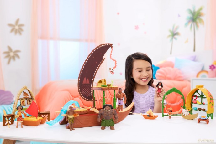 Moana 2 - Canoe Crew Playset