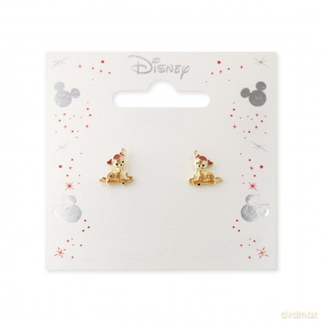 Peers Handy - Brass Enamel Fill Bambi Earrings /Jewellery