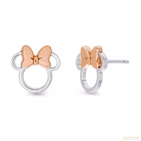 Peers Hardy - Brass Tt Cut-Out Minnie Stud Earring /Jewellery