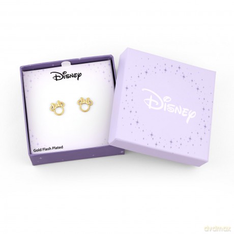 Peers Hardy - Brass Yg Plt Minnie Mouse Bow Earrings /Jewellery