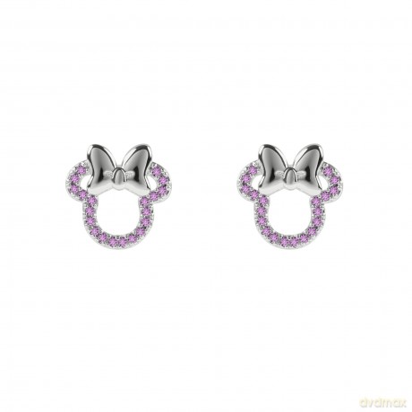 Peers Hardy - Disney Pink Stone Set Minnie Mouse Earrings /Jewellery