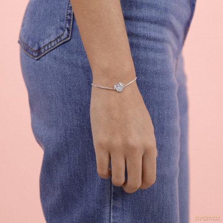 Peers Hardy - Minnie Mouse Crystal Lariat Bracelet /Jewellery