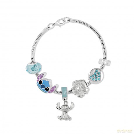 Peers Hardy - Silver Plated Stitch Charm Bracelet /Jewellery