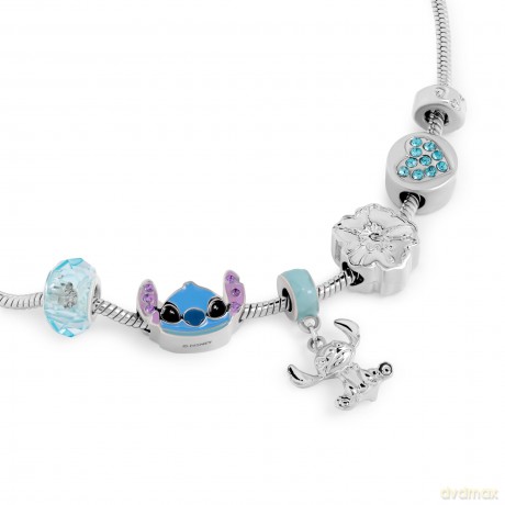 Peers Hardy - Silver Plated Stitch Charm Bracelet /Jewellery