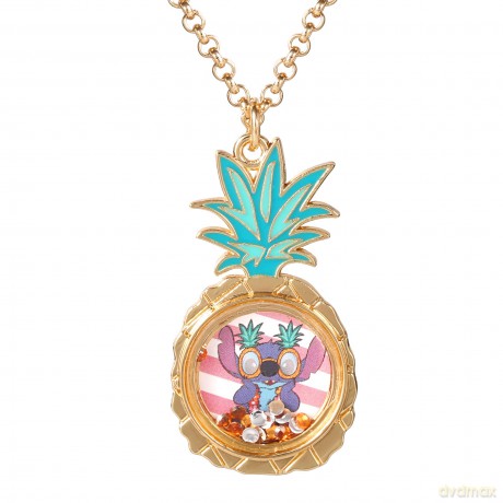 Peers Hardy - Stitch Floating Crystals In Pineapple Pendant Necklace /Jewellery