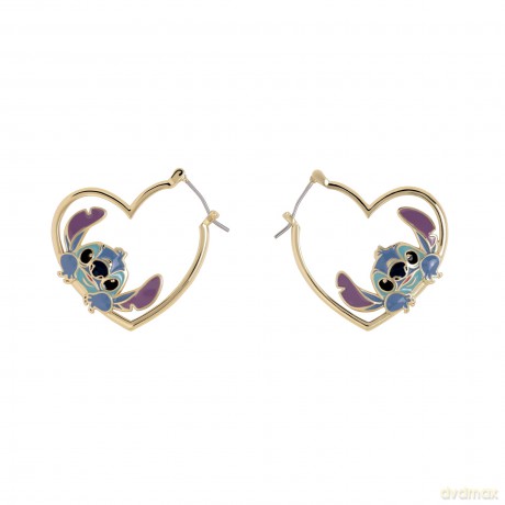 Peers Hardy - Stitch Love Heart Huggie Earrings /Jewellery