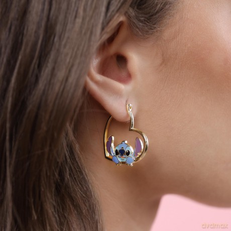 Peers Hardy - Stitch Love Heart Huggie Earrings /Jewellery