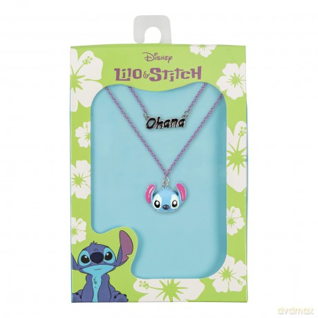 Peers Hardy - Stitch Ohana Layered Necklace-16 ,18 +3 Ext./Imitation Rhodium Plt /Jewellery