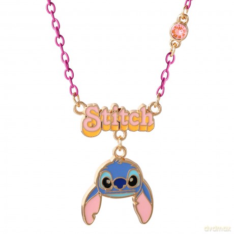 Peers Hardy - Stitch Pink, Purple And Blue Enamel Costume 16" Neckalce /Jewellery