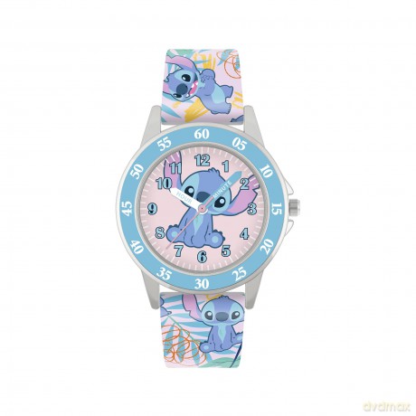 Peers Hardy - Time Teacher Watch - Disney Lilo And Stitch Blue Printedandise