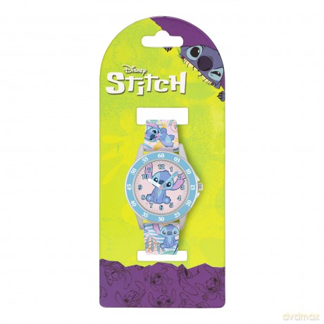 Peers Hardy - Time Teacher Watch - Disney Lilo And Stitch Blue Printedandise