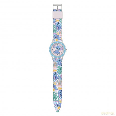 Peers Hardy - Time Teacher Watch - Disney Lilo And Stitch Blue Printedandise