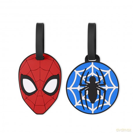 PH - Spiderman Rubber Luggage Id Tag 2Pc Set /Jewellery