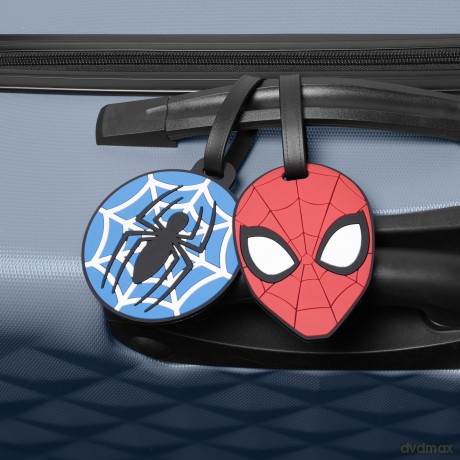 PH - Spiderman Rubber Luggage Id Tag 2Pc Set /Jewellery