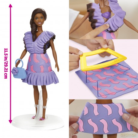 Play Doh - Barbie Designer Doll Set (Fashionista Ruffles)