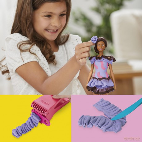Play Doh - Barbie Designer Doll Set (Fashionista Ruffles)