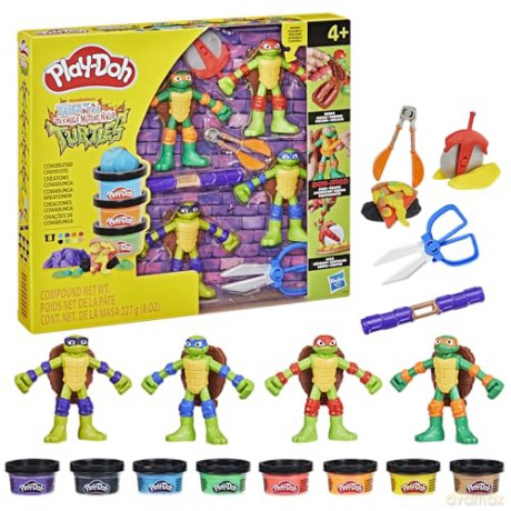 Play Doh Tmnt Cowabunga Creations