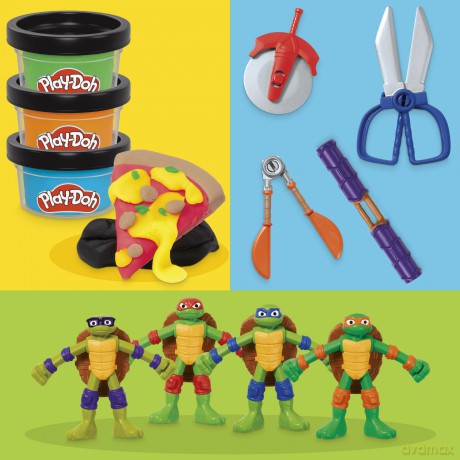 Play Doh Tmnt Cowabunga Creations