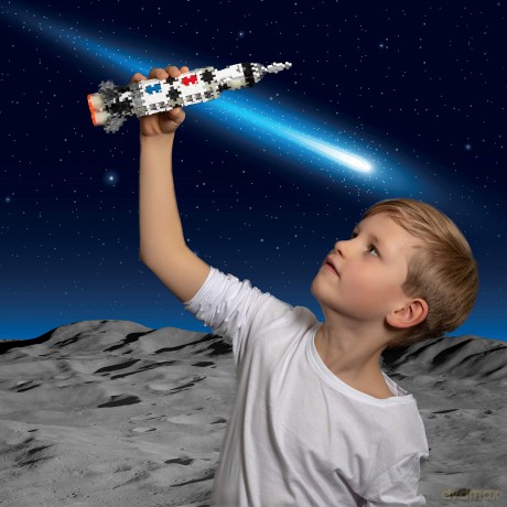Plus-Plus: 240 pc Tube - Saturn V Rocket