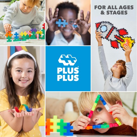 Plus-Plus: Learn to Build Colorverse 60pc NEW JUNE 25/Toys