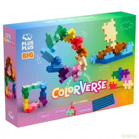 Plus-Plus: Learn to Build Colorverse 60pc NEW JUNE 25/Toys