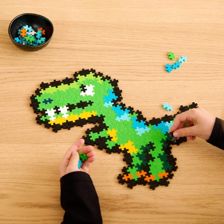 Plus-Plus: Puzzle by Number - 250pc T-Rex NEW JUNE 25 /Puzzle