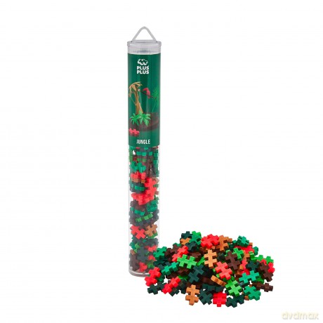 Plus-Plus: Tube - Jungle Mix 100pc