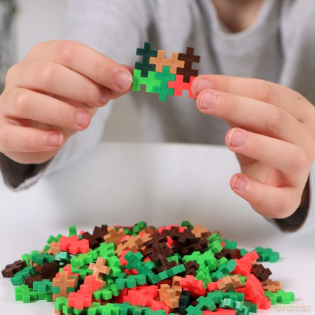 Plus-Plus: Tube - Jungle Mix 100pc