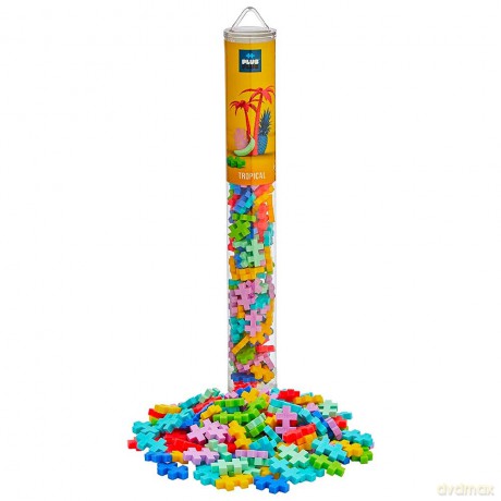 Plus-Plus: Tube - Tropical Mix 100pc