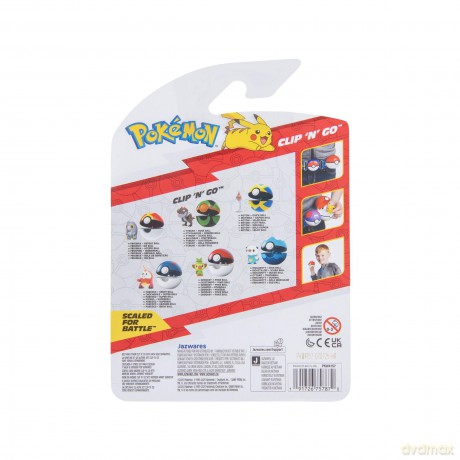 Pokemon - Clip 'n' Go - Grookry + Pokeball